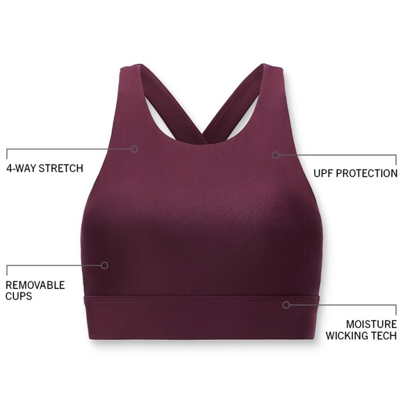 The Fabletics No-Bounce High Impact Sports Bra is a must for  workouts.NWT - Picture 6 of 8